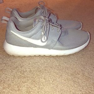 Size 5.5 youth gray Nike shoes